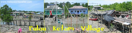 Stilt Houses on Pulau Ketam (Crab Island)