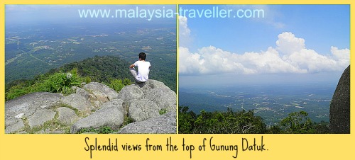 View from the summit of Gunung Datuk. View from the summit of Gunung Datuk.