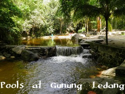 Bathing Pools at Gunung Ledang National Park