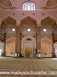 Putra Mosque Interior Putra Mosque Interior