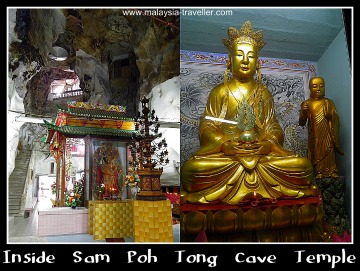 The interior of Sam Poh Tong Cave Temple The interior of Sam Poh Tong Cave Temple