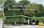 entrance to orchid garden in kuching