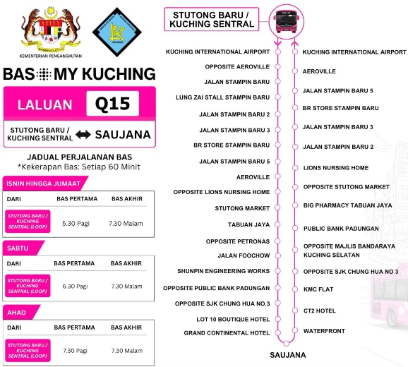 route map Q15