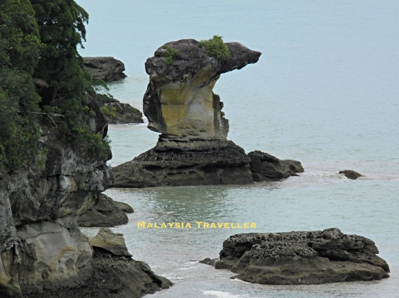 Bako's famous snake shaped rock