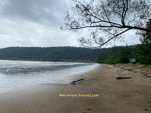 sandy beach at Telok Assam