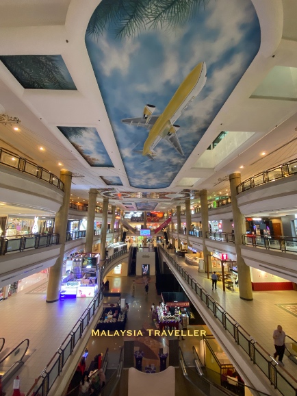 ceiling mural at Gadong Mall ceiling mural at Gadong Mall