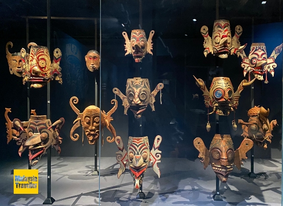 tribal masks Borneo