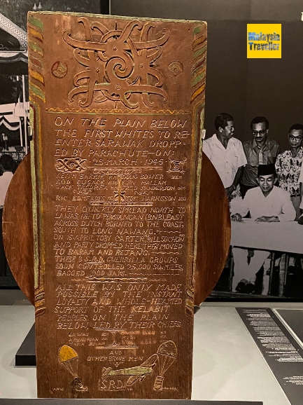 WWII memorial board Kelabit