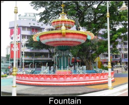 Fountain at Little India, Brickfields Fountain at Little India, Brickfields