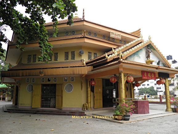 side view of the hexagonal shaped temple. side view of the hexagonal shaped temple.