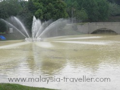 Lake at Bukit Jalil Park