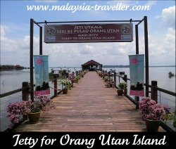 Bukit Merah's jetty to Orang Utan Island