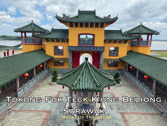yellow main hall in classical chinese style