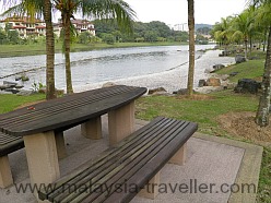 Pebble beach at Taman Wawasan