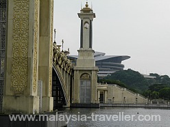 Seri Gemilang Bridge with PICC behind.