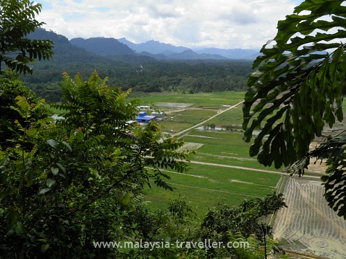 View from an opening in Fairy Cave, Bau, Sarawak