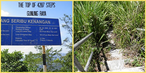 Gunung Raya steps