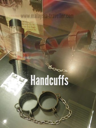 Handcuffs used during colonial period Handcuffs used during colonial period