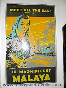 Poster at Mini Museum, KL Railway Station Poster at Mini Museum, KL Railway Station