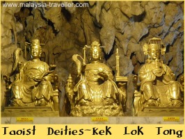 Taoist Deity statues at Kek Lok Tong Taoist Deity statues at Kek Lok Tong