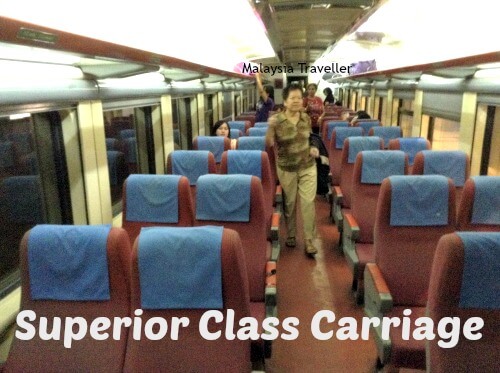 kl to singapore superior train seats