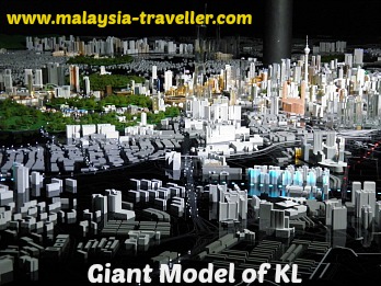 Large Scale Model of KL at Kuala Lumpur City Gallery