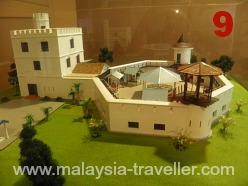 Model of Fort Margherita, Kuching