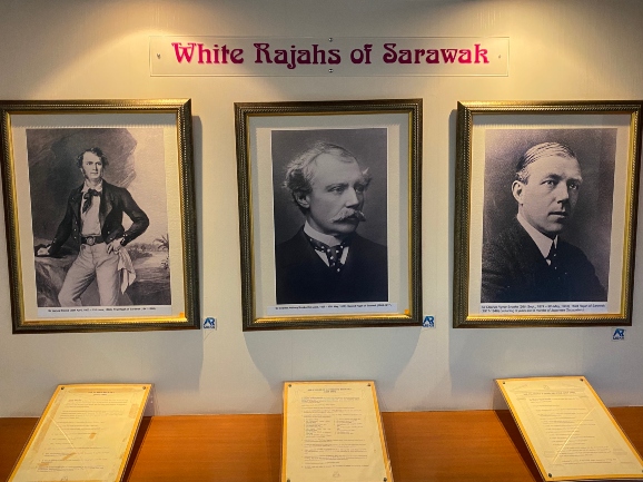 portraits of James Brooke, Charles Brooke and Vyner Brooke