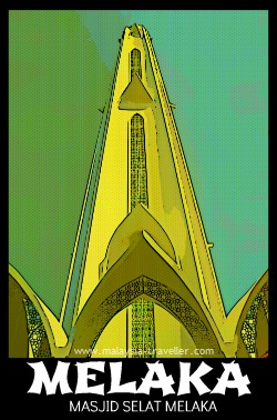 Minaret of Melaka Straits Mosque Minaret of Melaka Straits Mosque