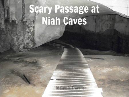 Niah Caves pitch black cave