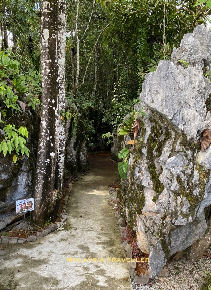 the tunnel-like entrance to the Maze 