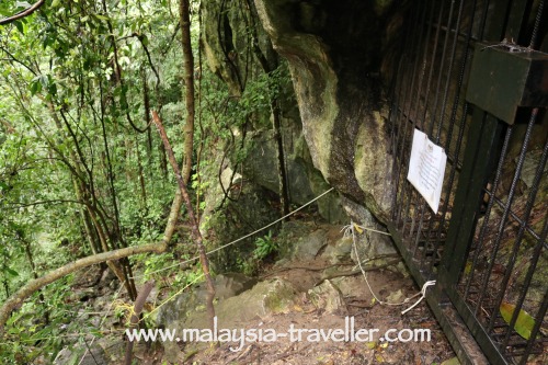 Locked Cave Entrance