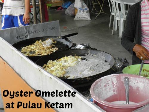 oyster omelette at Pulau Ketam oyster omelette at Pulau Ketam