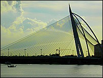 One of Putrajaya's unique bridges.