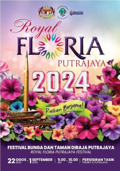 Floria Putrajaya 2024 poster Floria Putrajaya 2024 poster