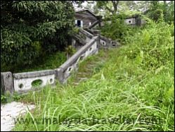 Remains of old staircase