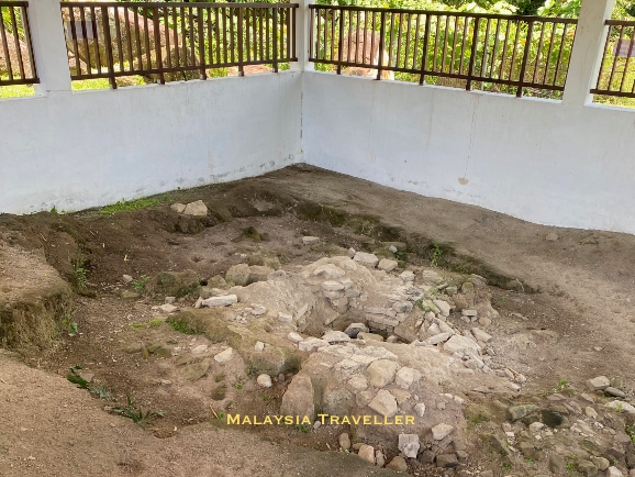 remains of a shrine