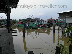 Fishing Village at Bagan, Sekinchan