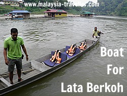 Boat for Lata Berkoh Excursion, Taman Negara Boat for Lata Berkoh Excursion, Taman Negara