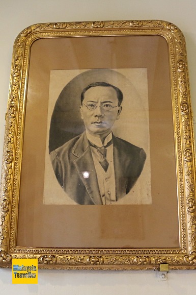 Portrait of Baba Chan Cheng Siew at Baba & Nyonya Heritage Museum