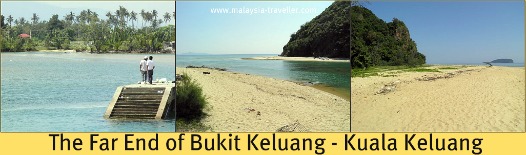 The end of Bukit Keluang closest to the river. The end of Bukit Keluang closest to the river.