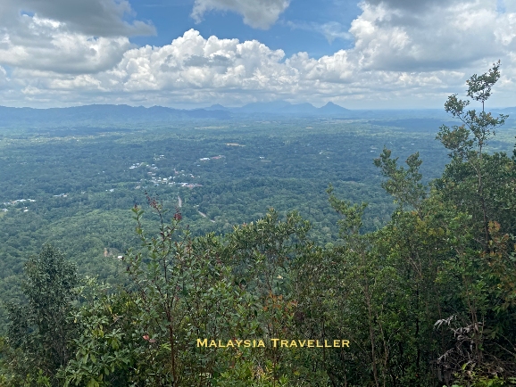 view from the top of Bung Jagoi