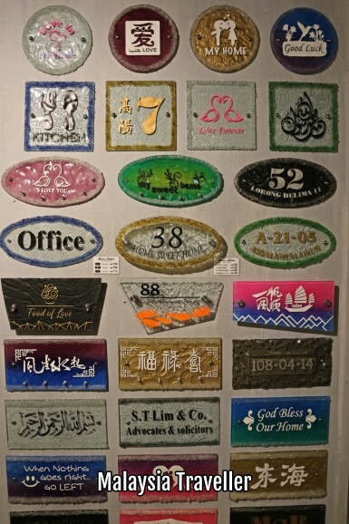 Glass Museum Penang custom made signs
