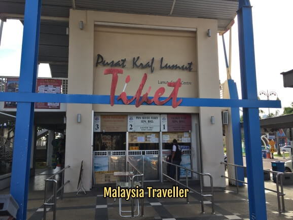 Pangkor ferry ticket office in Lumut