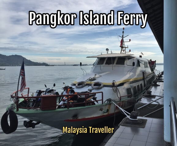 Pangkor island ferry from Lumut