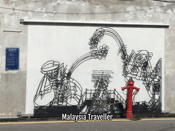 Jalan Sungai Ujong mural, Penang