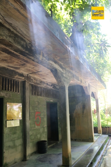 Smoke rising from the cook house used by Indian Other Ranks Smoke rising from the cook house used by Indian Other Ranks