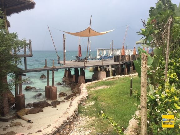 seating area at Rawa Island