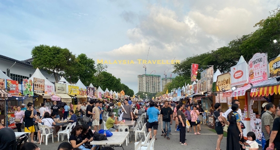 food stalls at Kuching Food Festival food stalls at Kuching Food Festival