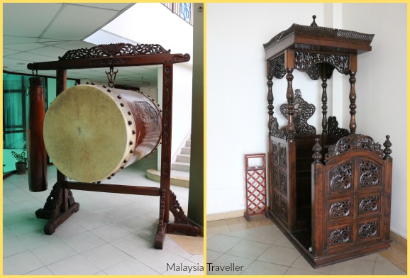 mosque drum and minbar